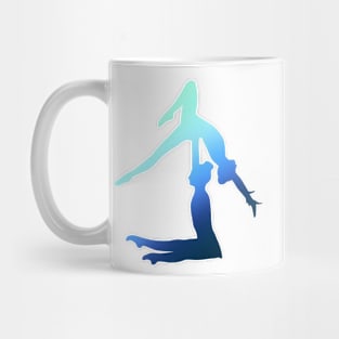 Women’s pair doing one arm backbird Mug